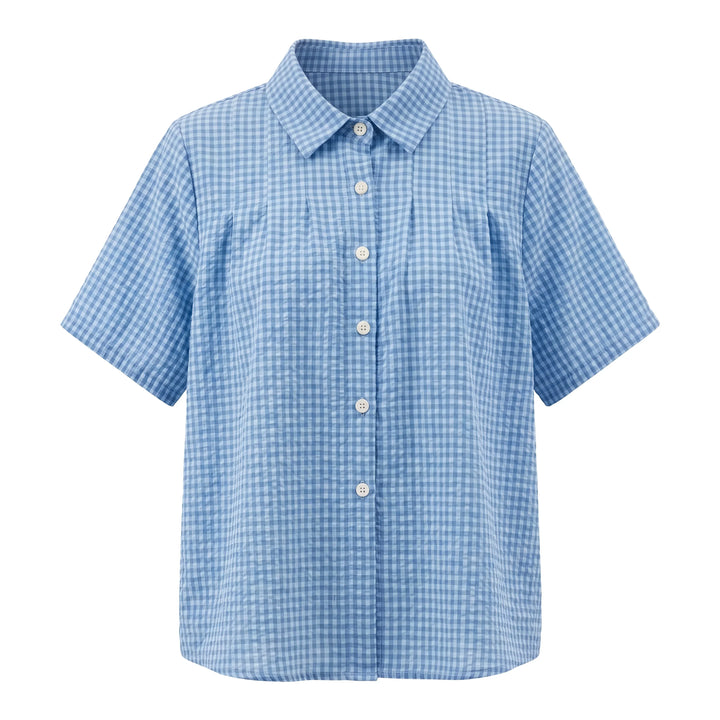 Katie Gingham Button Shirt