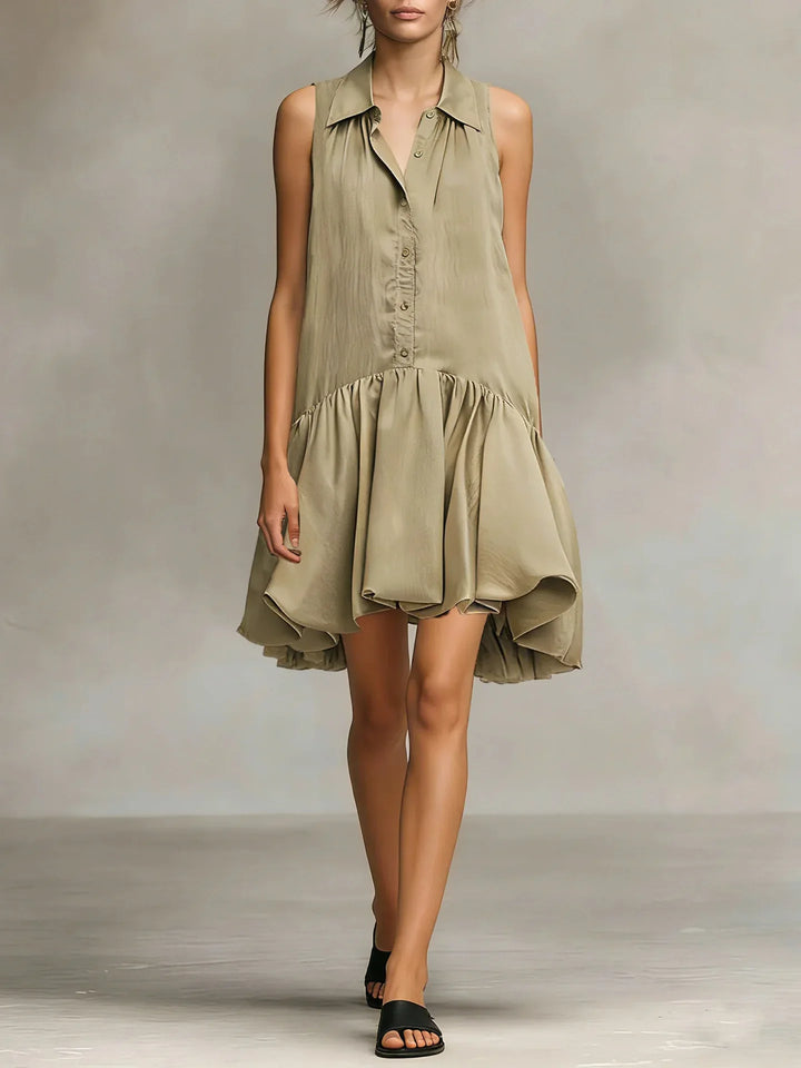 Jayden Breathable Shirt Mini Dress