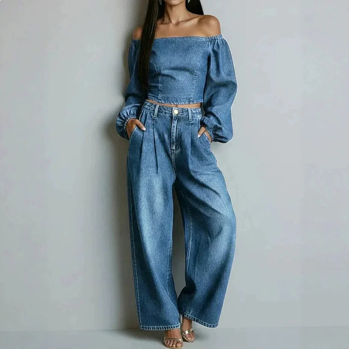 Noelle Off Shoulder Two Piece Set