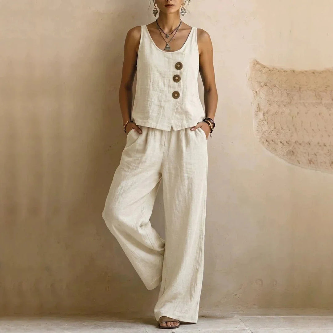 Genevieve Relaxed Sleeveless Everyday Set