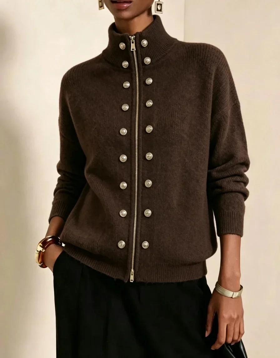 Emerald Double Button Cardigan