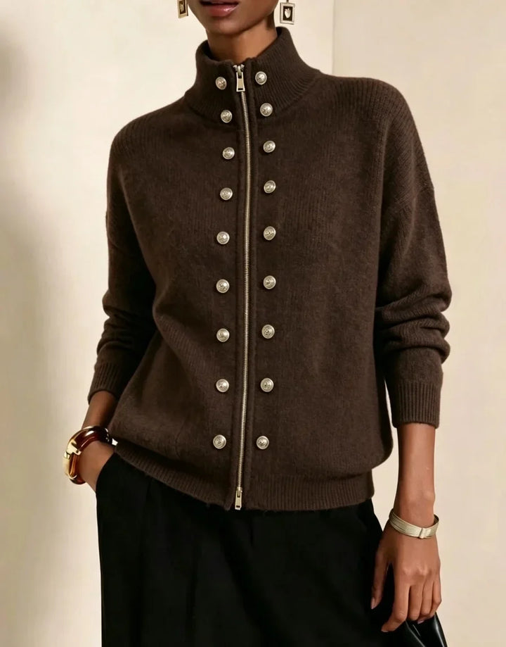 Emerald Double Button Cardigan
