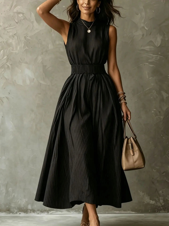 Sophia Elegant Sleeveless Midi Dress