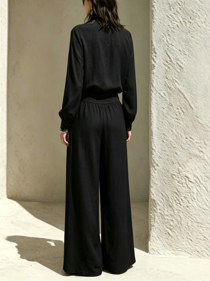 Jocelyn Lantern Sleeve Trouser Set
