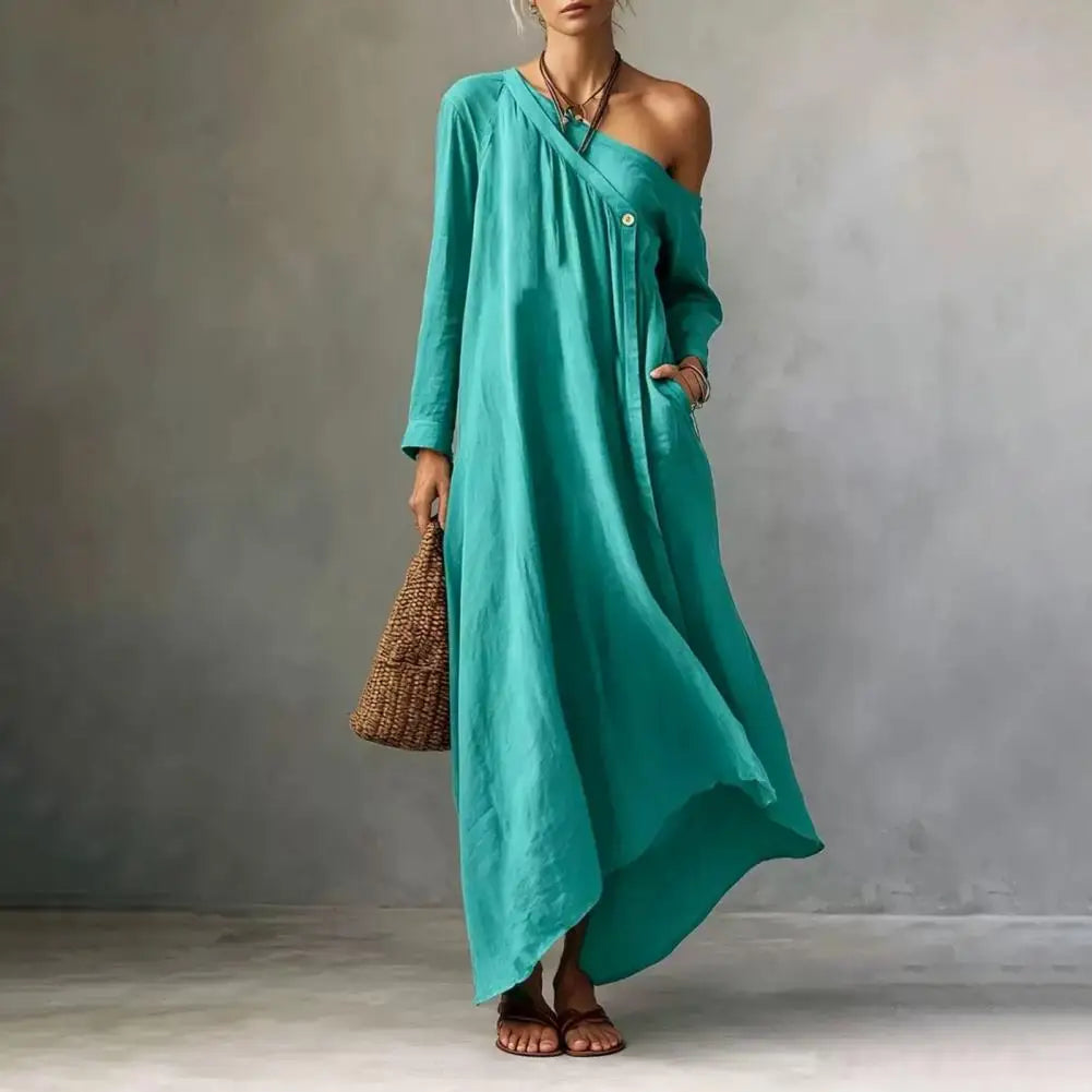 Charlotte One Shoulder Maxi Dress