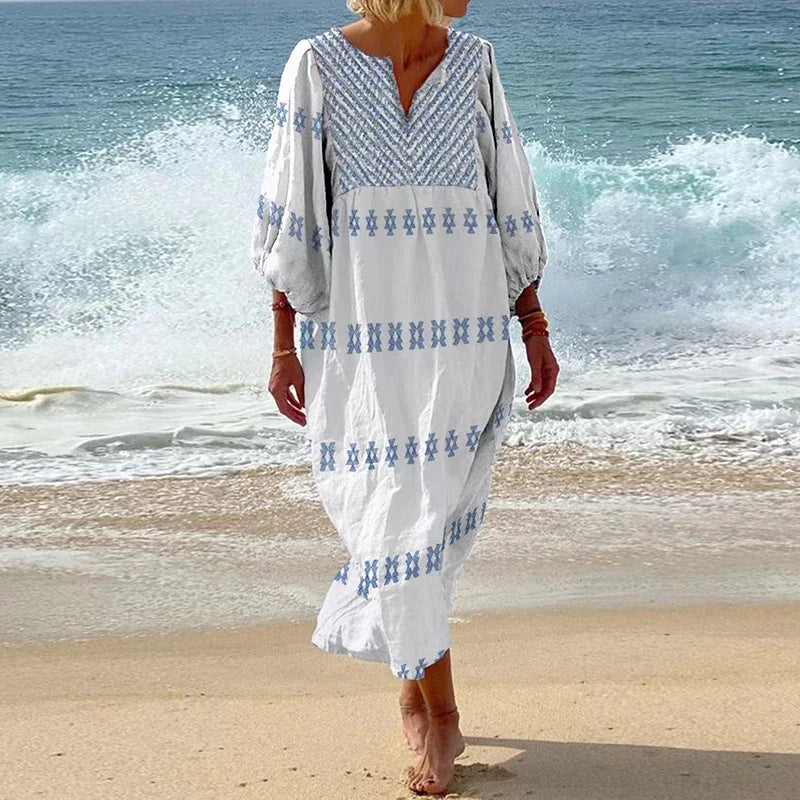 Solaria Boho Relaxed Maxi Dress