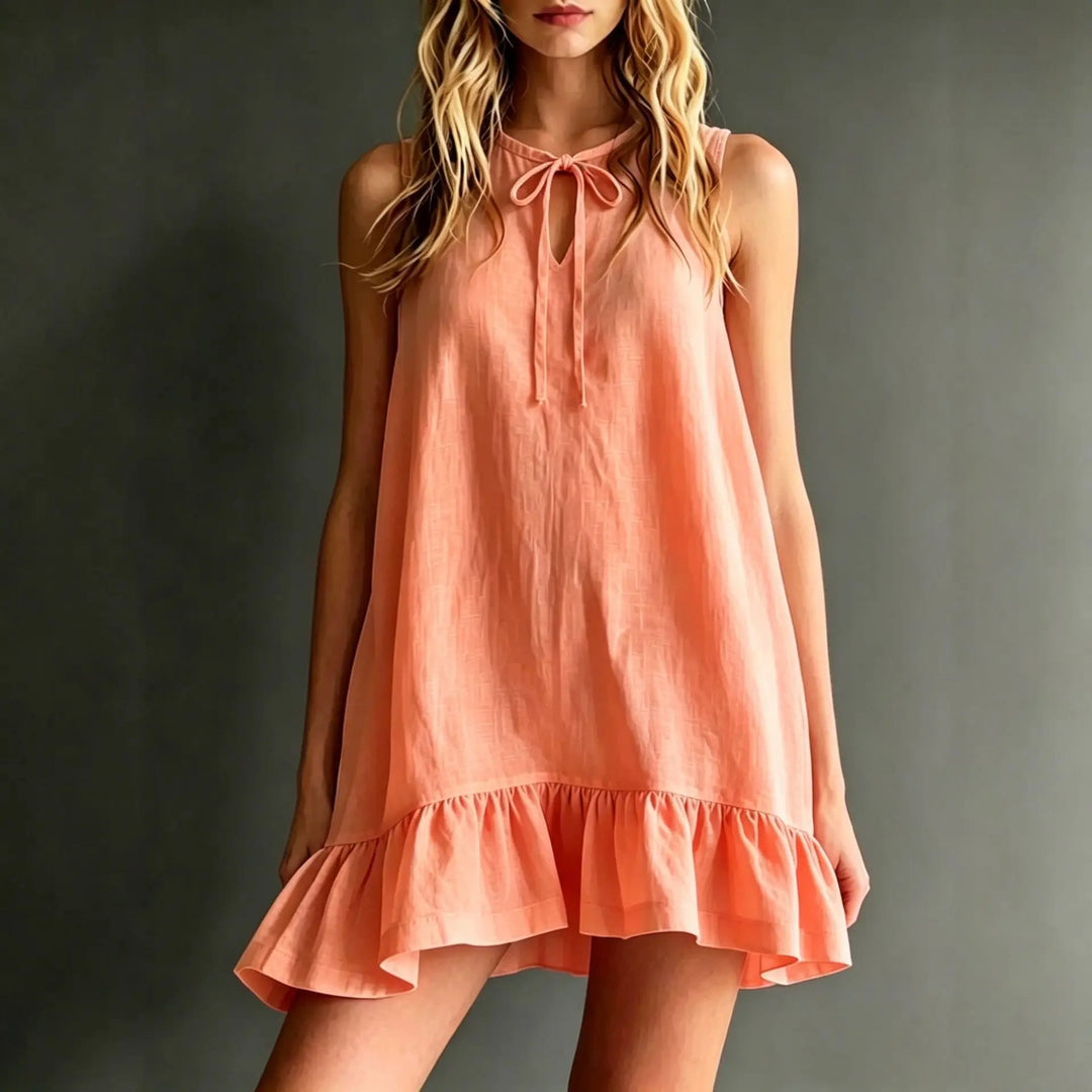 Joanna Ruffle Mini Dress