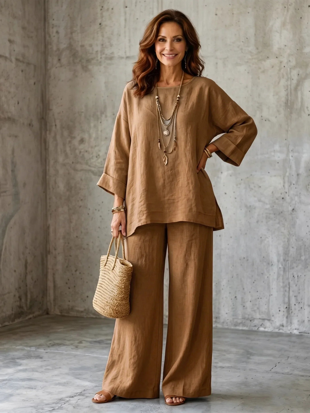 Nellie Casual Wide Leg Set