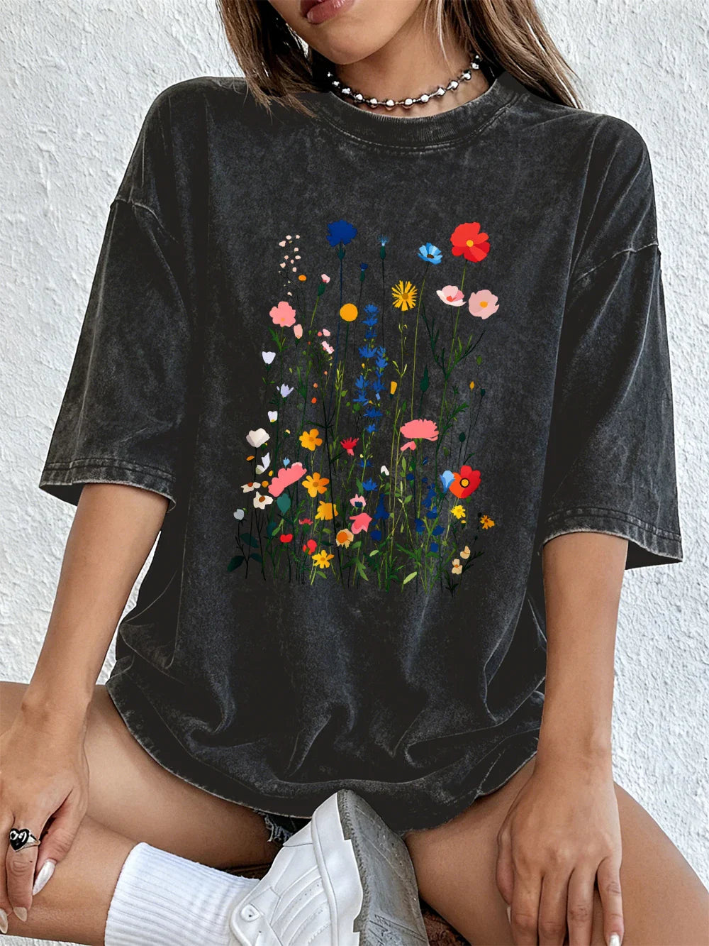 Shannon Floral Graphic T Shirt