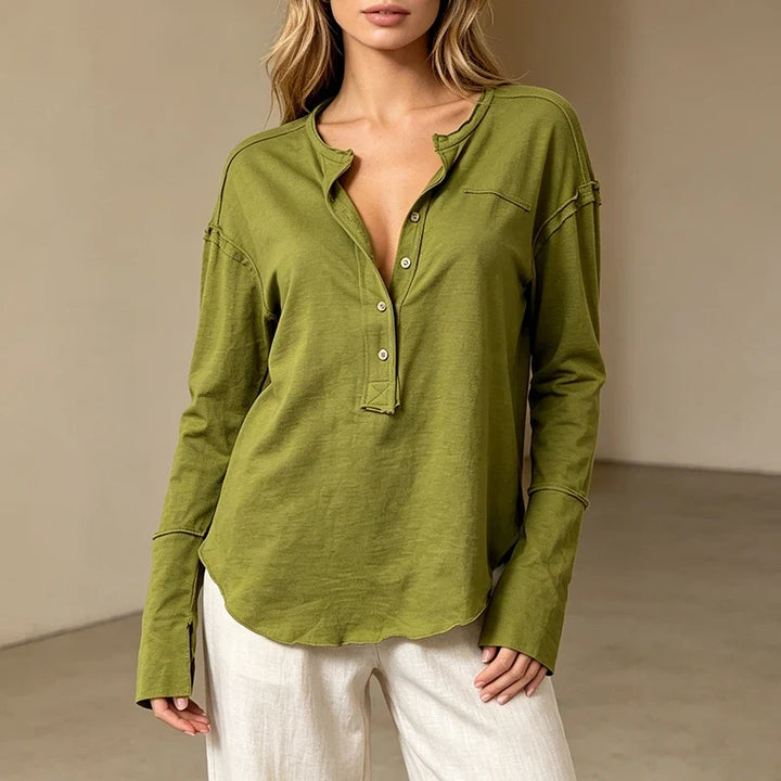 Kennedi Loose Collared Blouse
