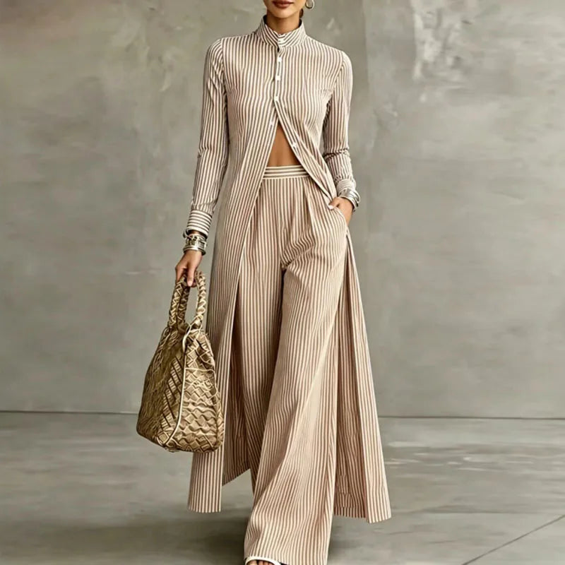 Palomina Striped Two Piece Set