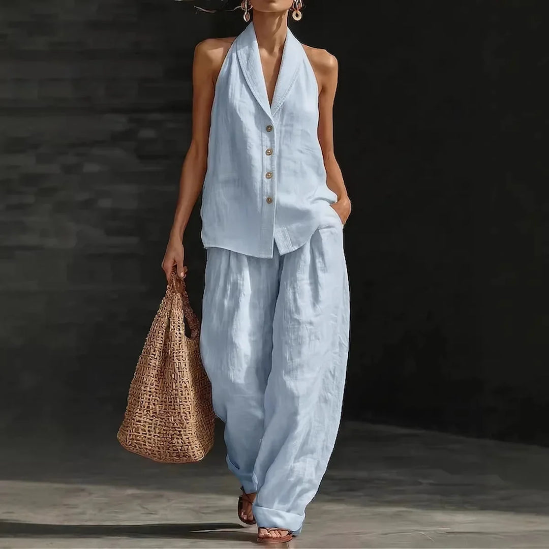 Mavis Effortless Wide Leg Set