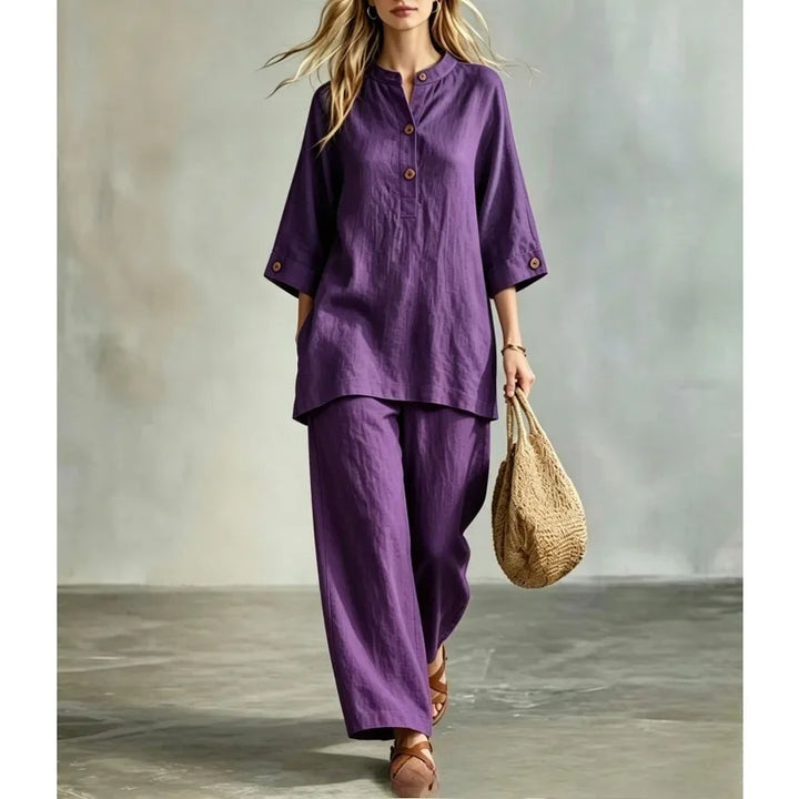Liorael Loose Fit Everyday Two Piece Set