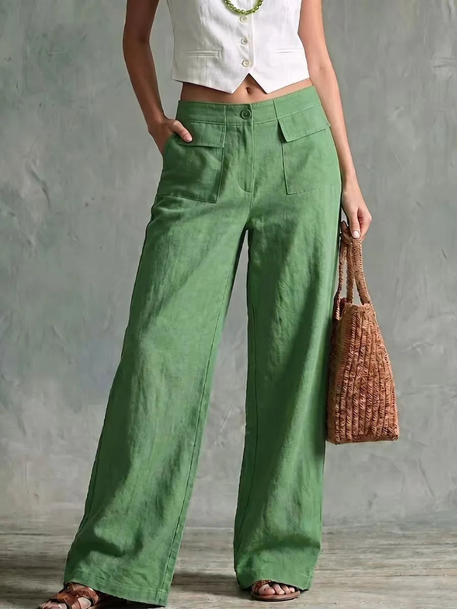 Isobel Cotton Linen Trouser