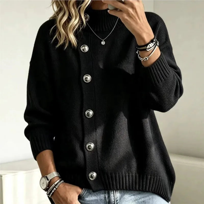 Miriam Button Front Sweater