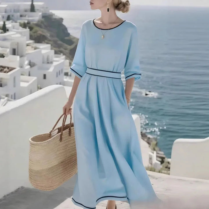 Jamie Contrast Trim Maxi Dress