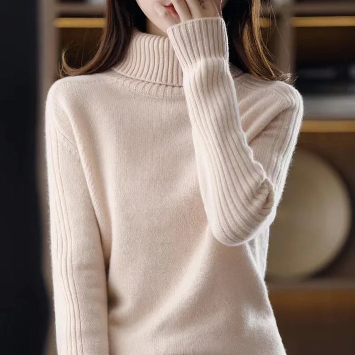 Amelia Ribbed Turtleneck Sweater