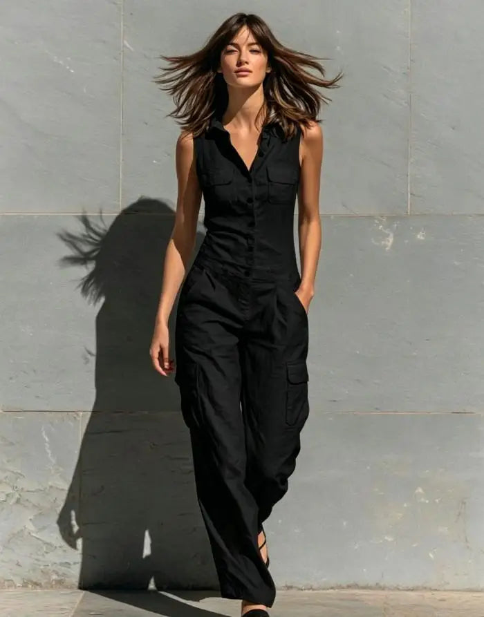 Michaela Casual Pocket Jumpsuit