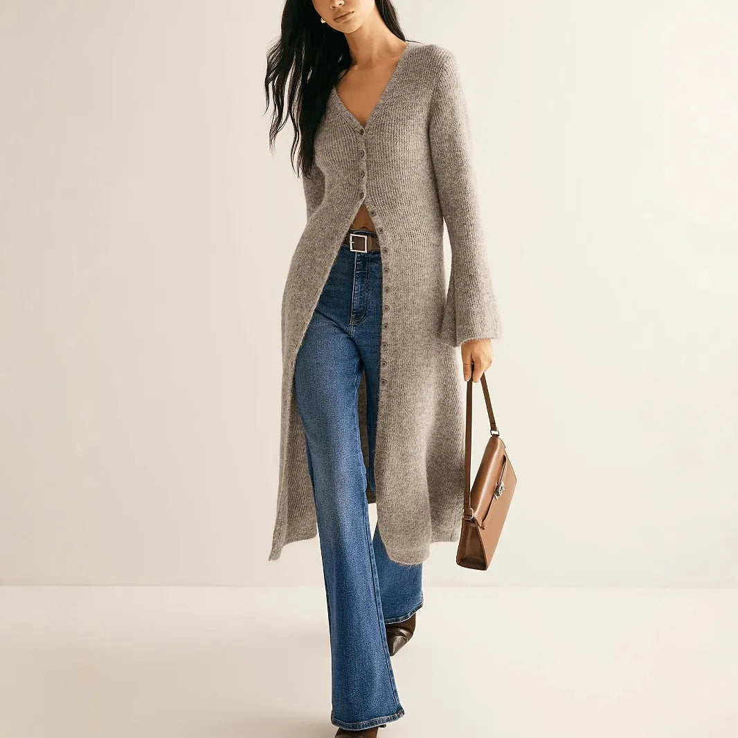 Fern Ribbed Knit Cardigan