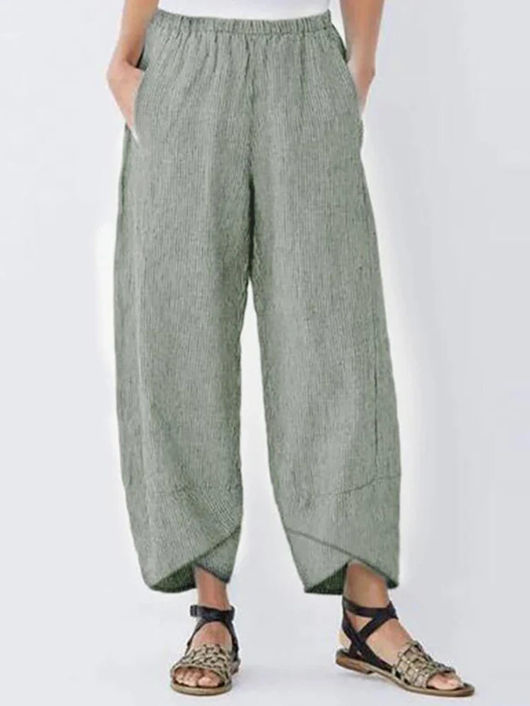 Madison Cotton Linen Harem Pants