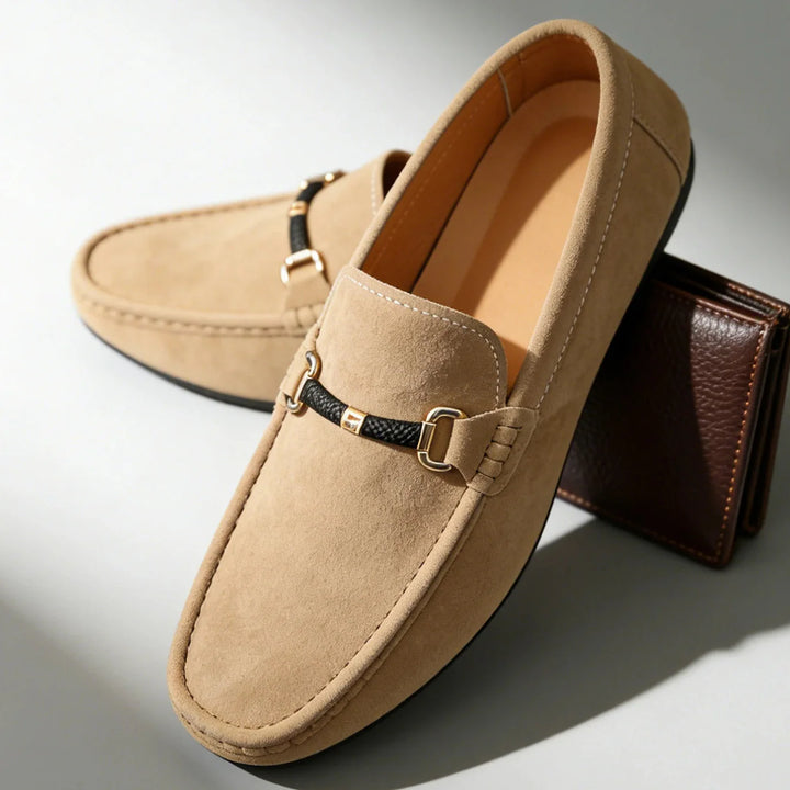 Alberto Suede Slip On Loafers