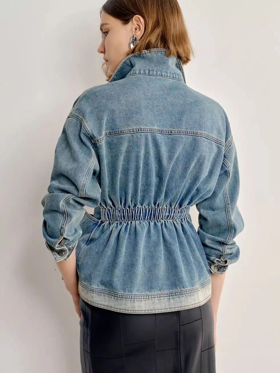 Fiona Washed Denim Jacket