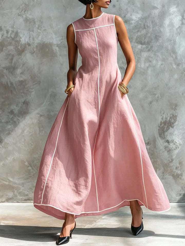 Linnea Elegant Flowy Maxi Dress