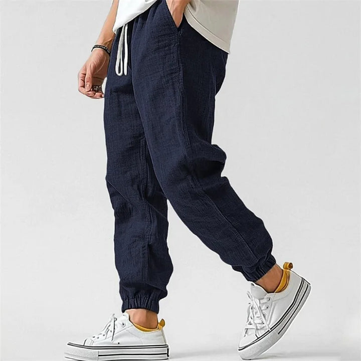 Landon Cotton Linen Jogger Pants