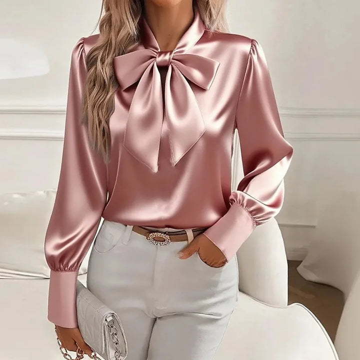 Lucienne Bow Collar Blouse