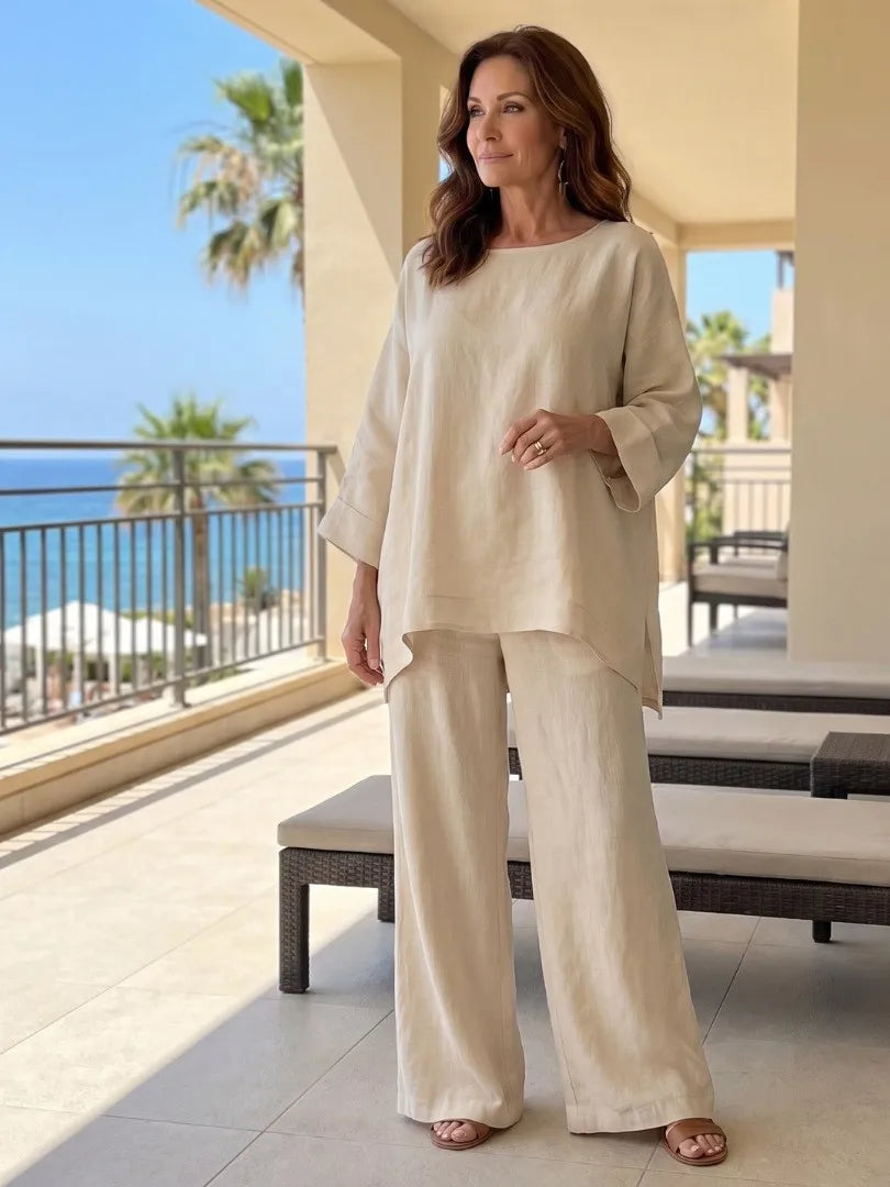 Nellie Casual Wide Leg Set