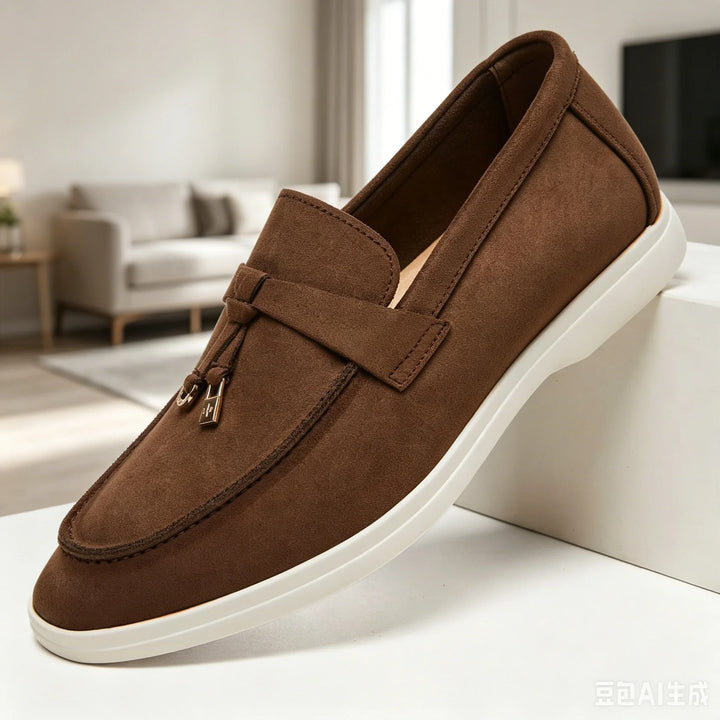 Gavin Suede Tassel Loafers