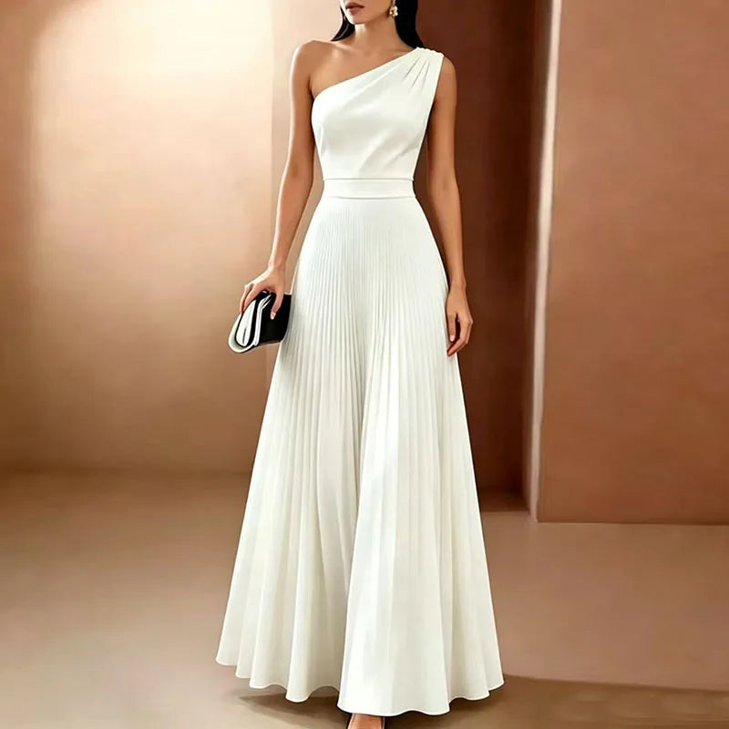 Morgan One Shoulder Maxi Dress