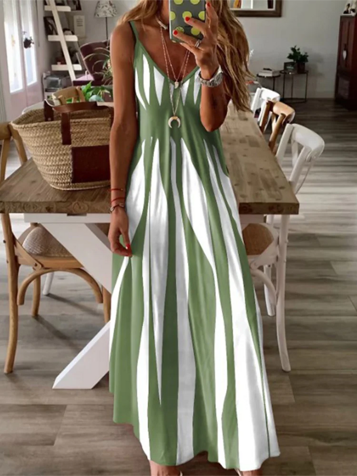 Matilda Relaxed Striped Maxi Dress