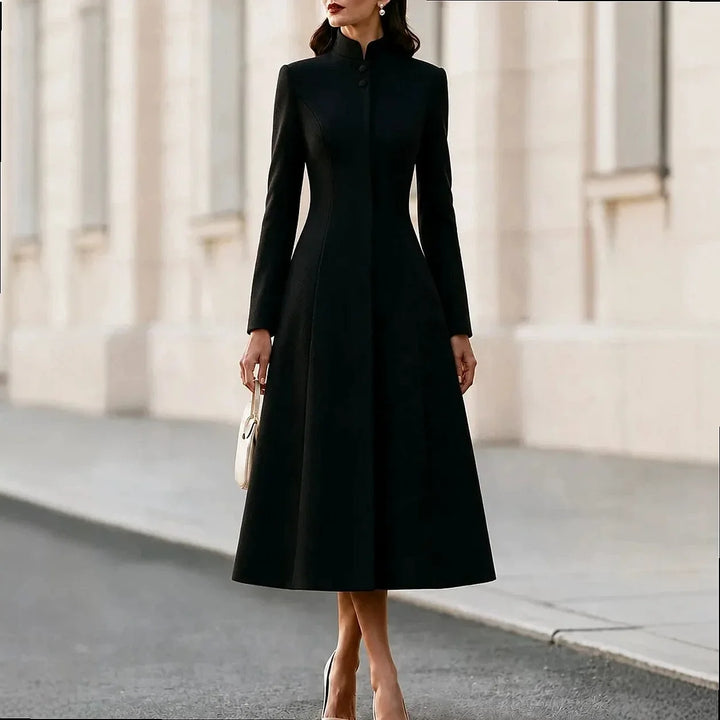 Wynne Stand Collar Coat Dress