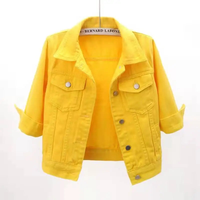 Georgina Cropped Denim Jacket