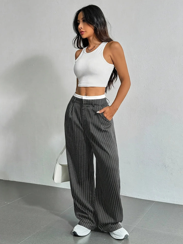 Emiara Classic Striped Pants