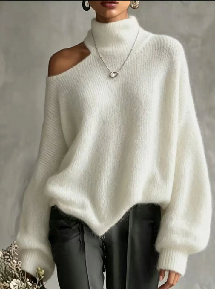 Ophelia Cutout Shoulder Sweater