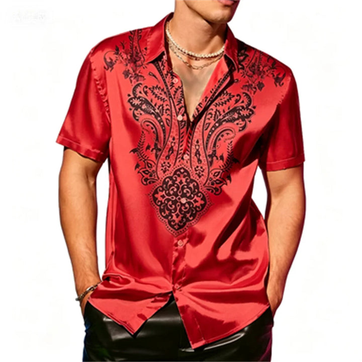 Henderson Relaxed Fit Paisley Button Shirt