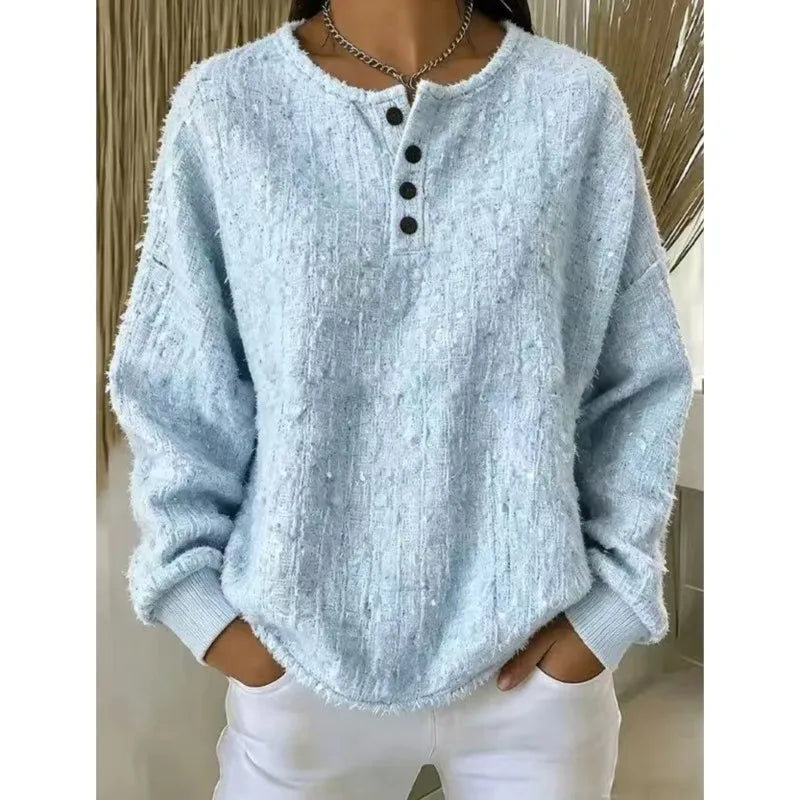 Nessa Ribbed Cuff Pullover