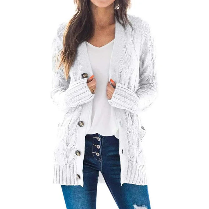 Briony Cable Knit Cardigan