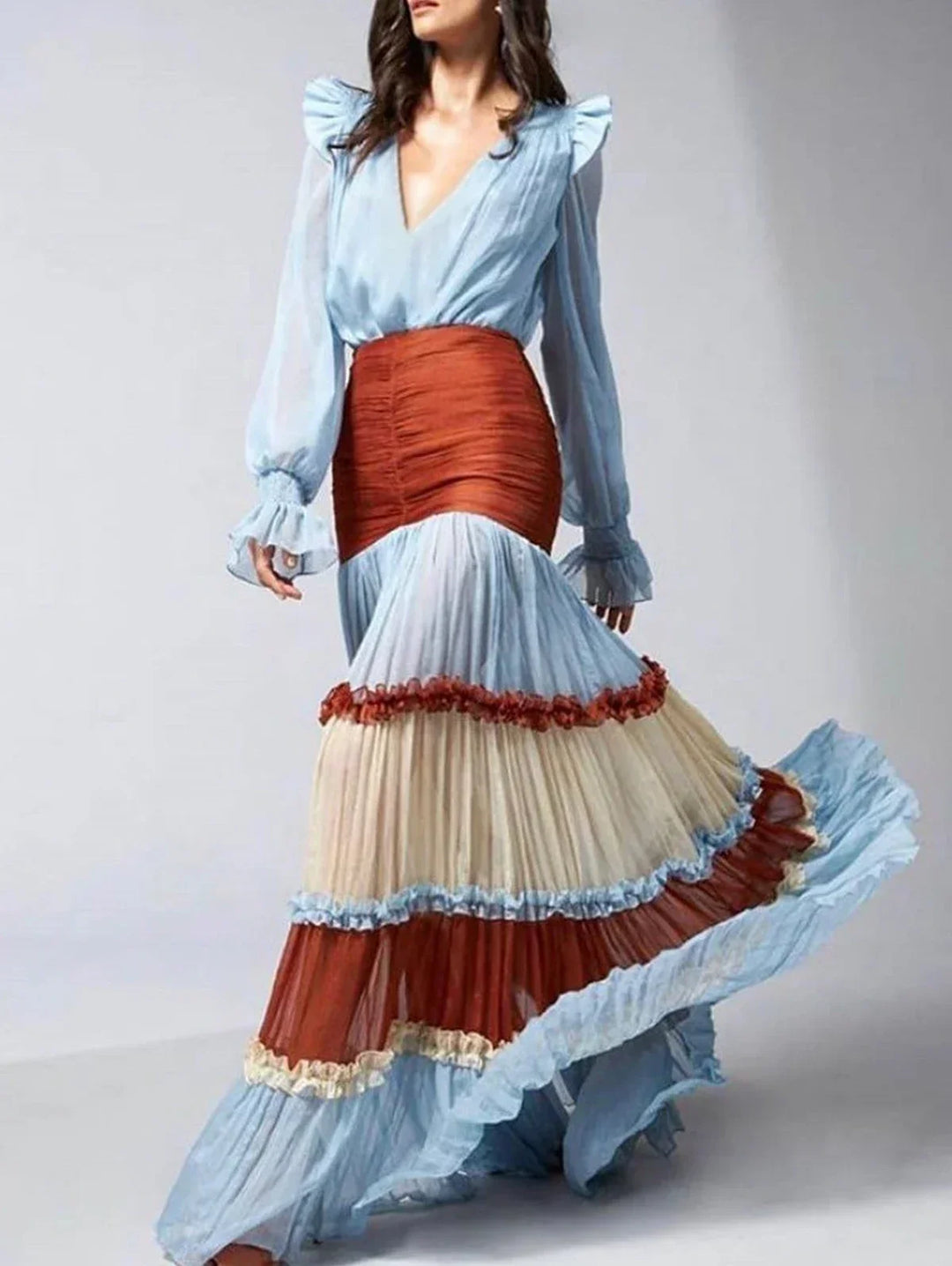 Rachel Tiered Bohemian Maxi Dress