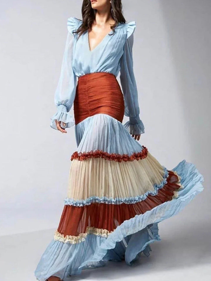 Rachel Tiered Bohemian Maxi Dress