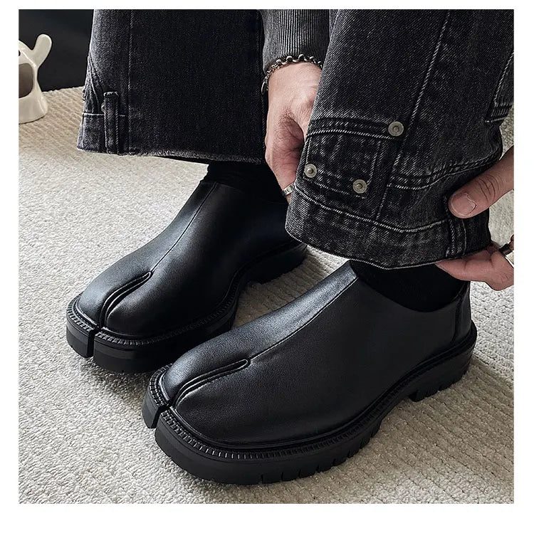 Marlow Leather Tabi Loafers