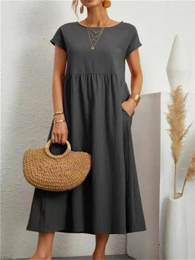 Solene Relaxed Pocket Maxi Dress