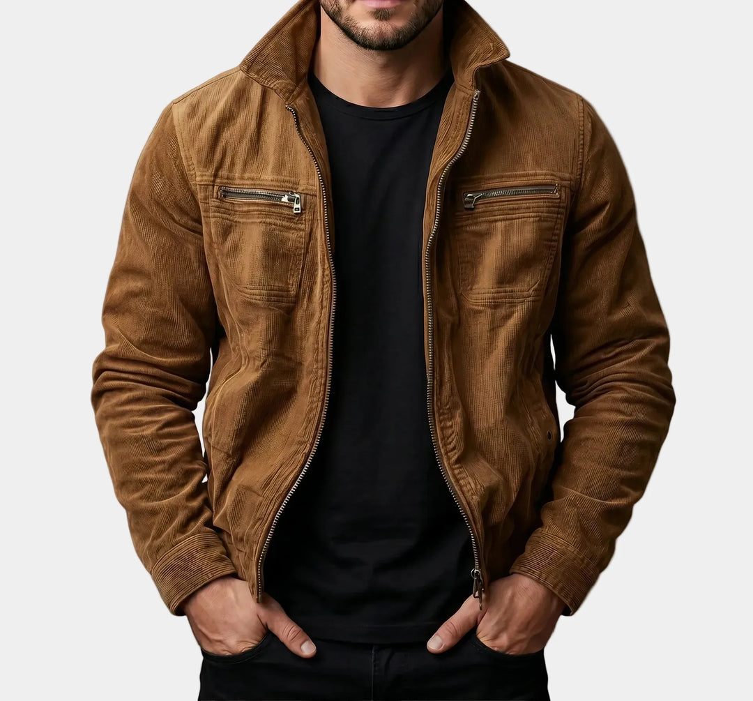 Nathaniel Corduroy Moto Jacket