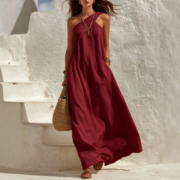 Georgia One Shoulder Maxi Dress