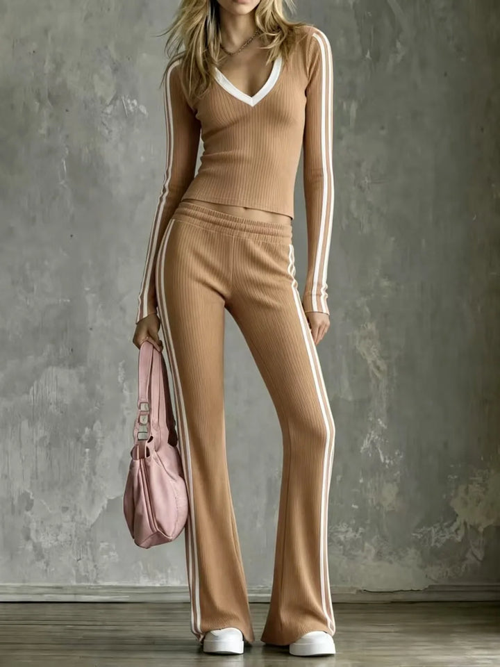 Diana Ribbed Knit Matching Set