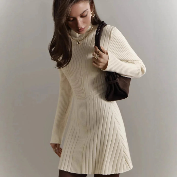Marisela Mock Neck Sweater Dress