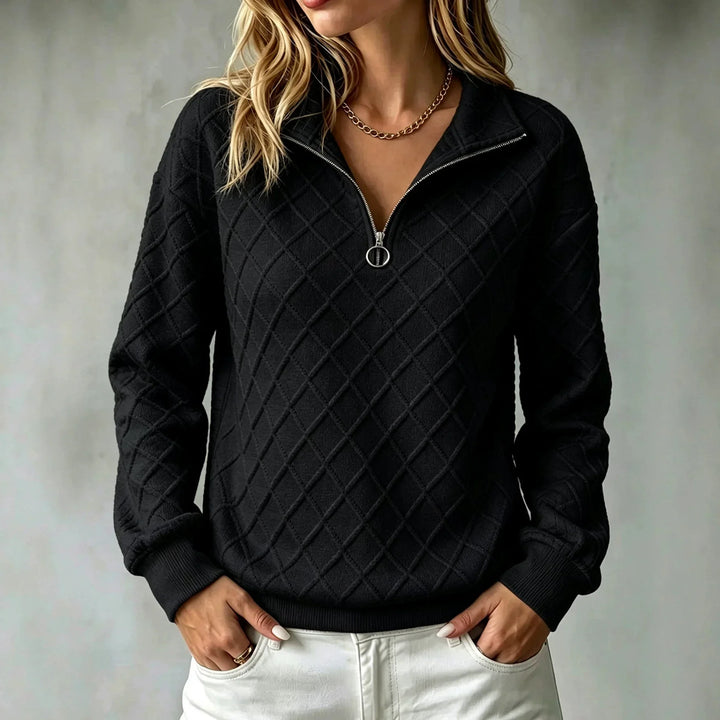 Brynlee Textured Knit Sweatshirt