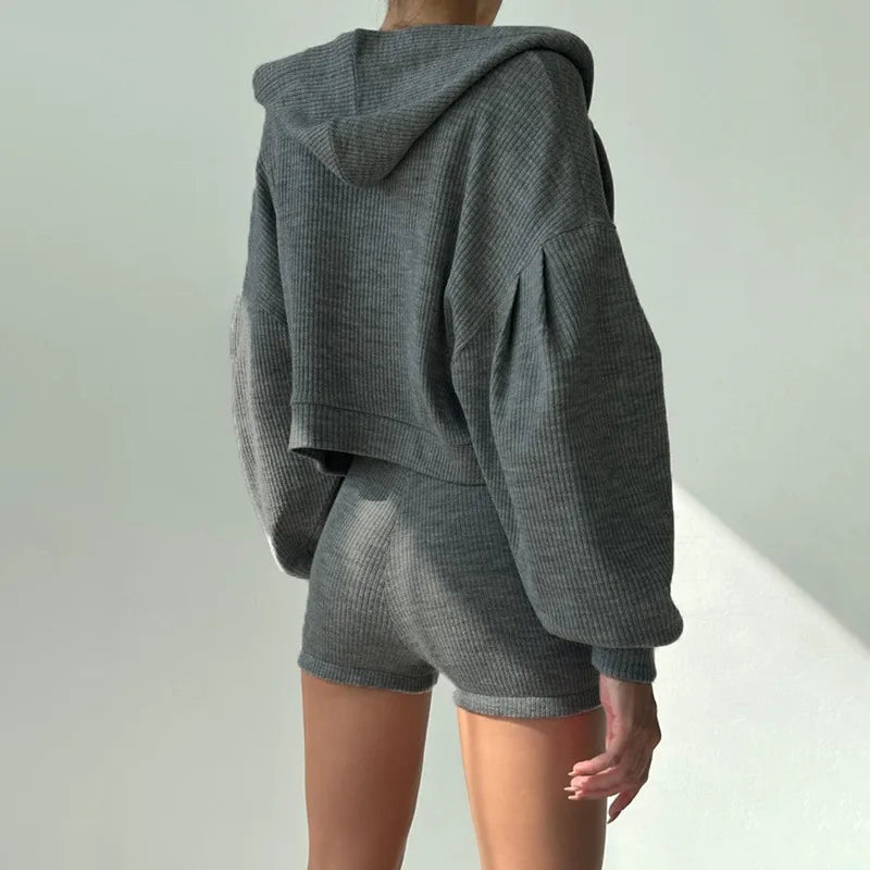 Fleur Ribbed Knit Set